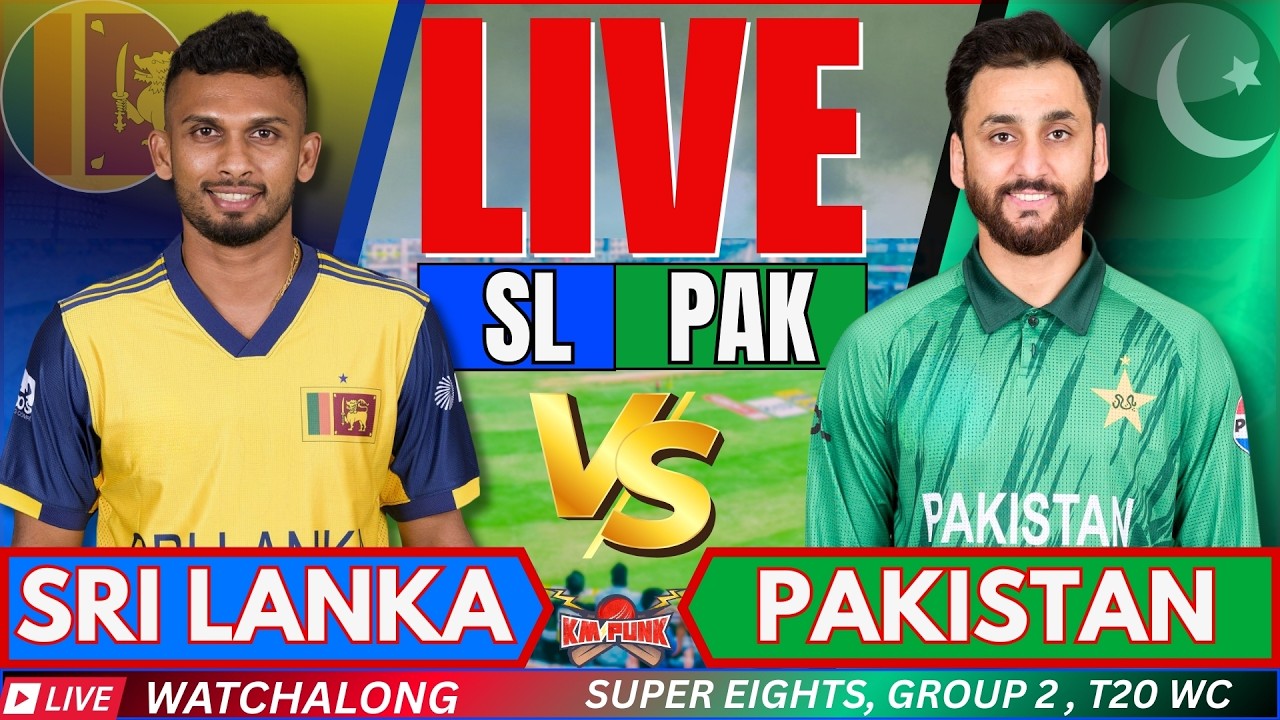 🔴Live: Sri Lanka vs Pakistan, T20 World Cup Live | Live match Today | SL vs PAK, Live match Score
