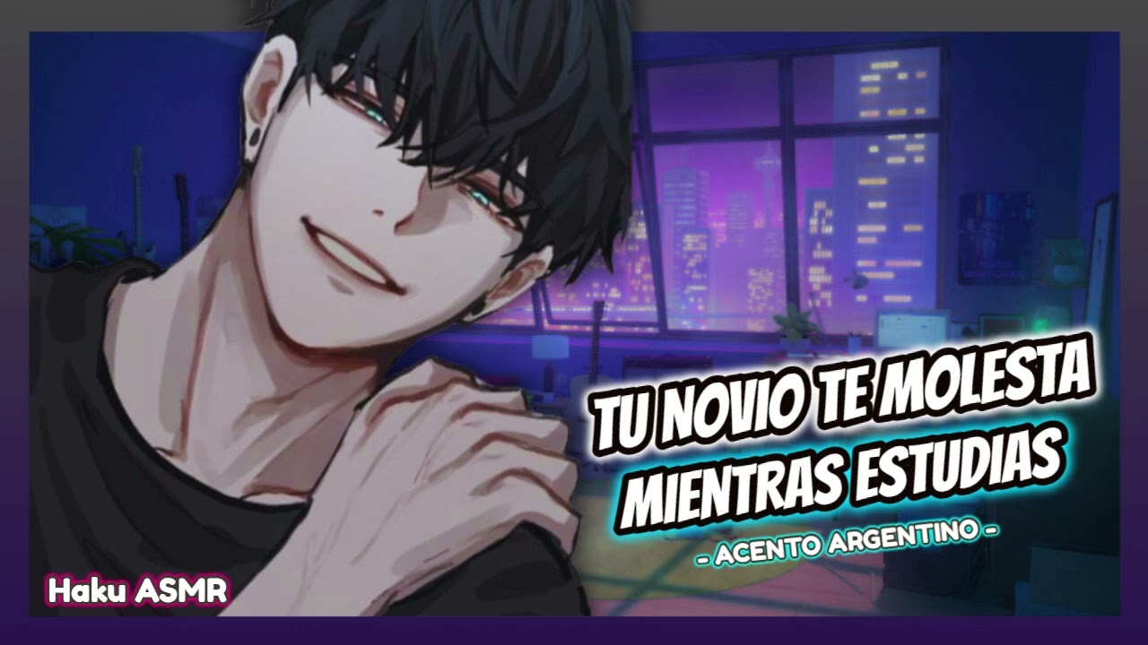 ASMR Roleplay - Tu novio te molesta mientras estudias - Haku ASMR
