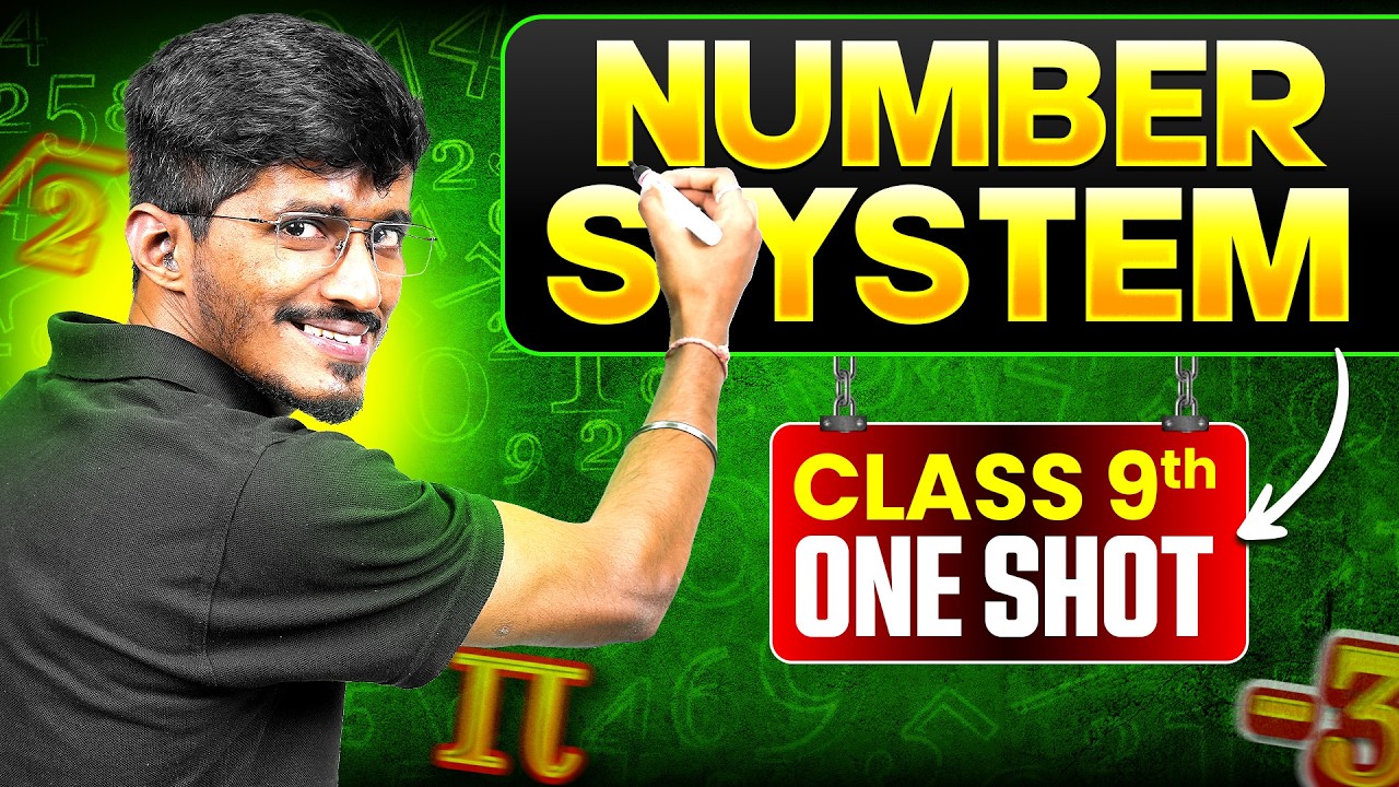 Number System | Complete Chapter in ONE SHOT | Class 9 Maths | Mandar Sir PW