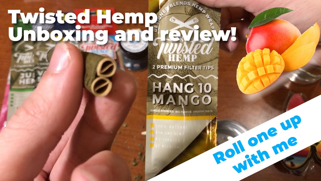 Twisted Hemp Wraps Unboxing and Review | Blunt wraps for days | Conscious Clouds Episode #5