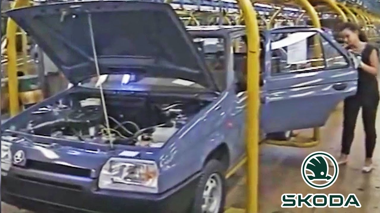 Škoda Favorit production in Czechoslovakia