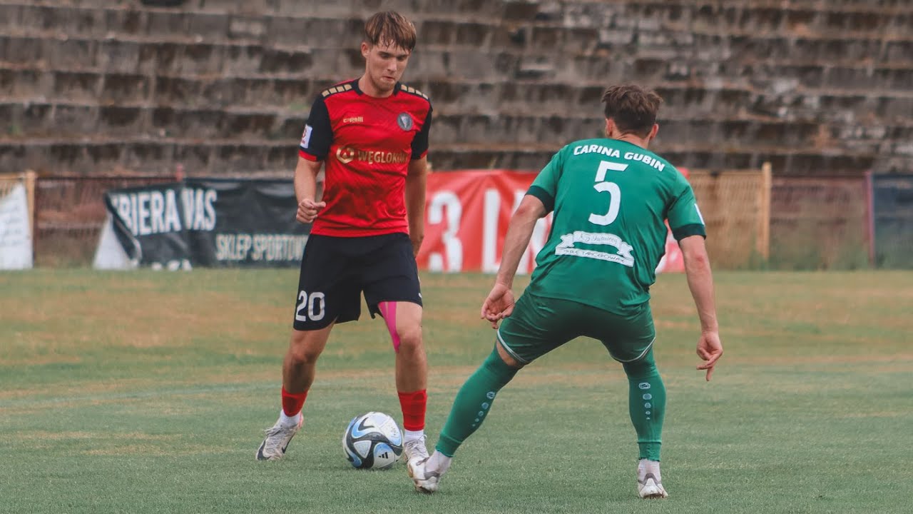 Skr&oacute;t meczu G&oacute;rnik II Zabrze - Carina Gubin 2:2 (31.05.2024 r.)