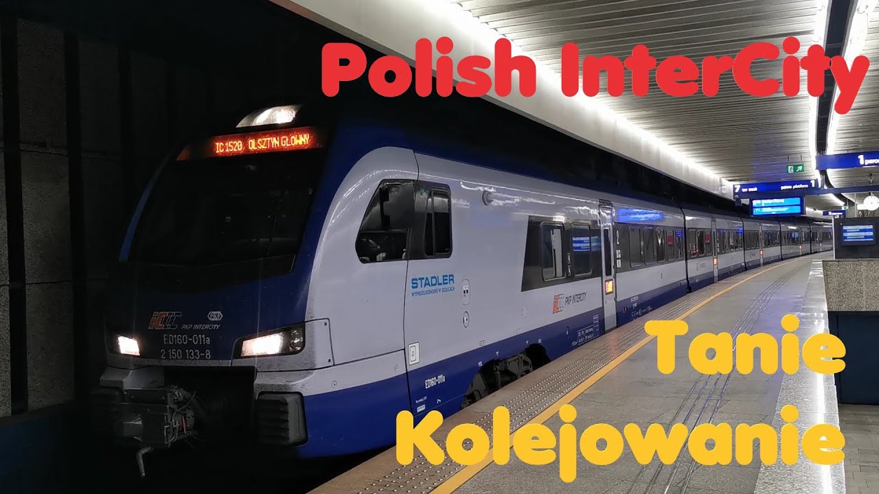 IC 1521 IC WARMIA Warszawa Centralna - Olsztyn Główny - Polish Intercity Train - Tanie Kolejowanie .