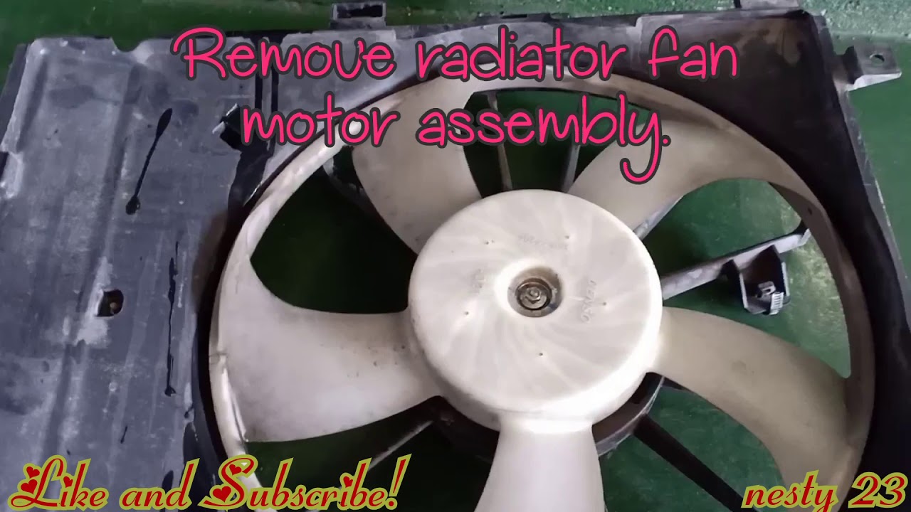 Radiator fan motor replacement of SUZUKI Celerio.