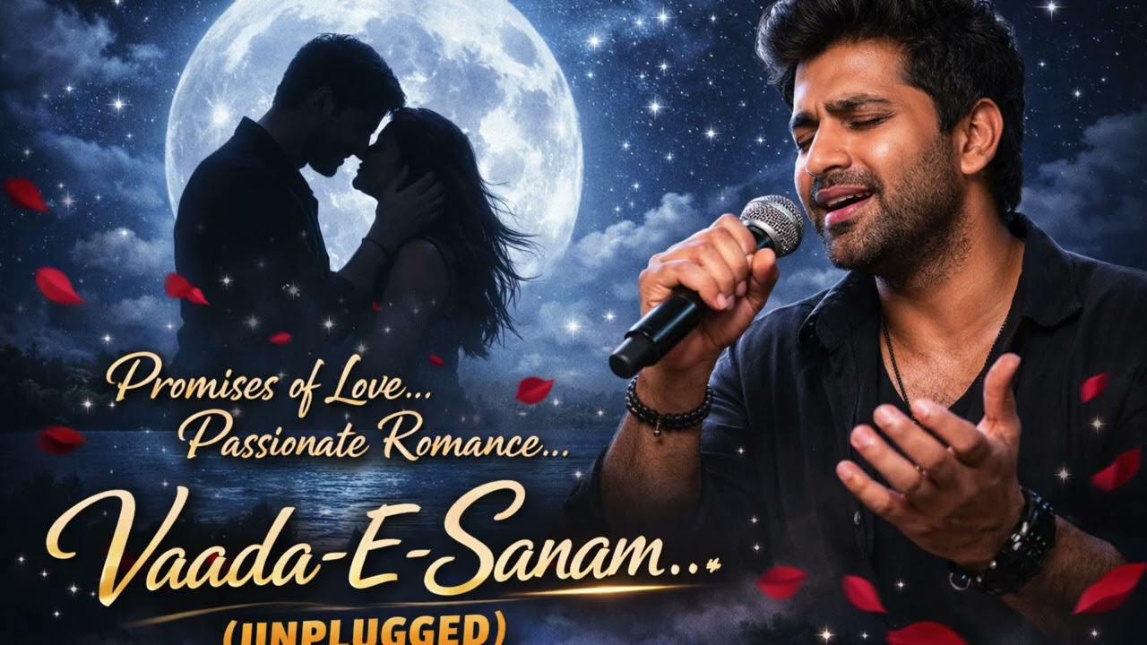 Vaada E Sanam | UNPLUGGED| Love Song| Hindi Melody | SoulfulSinging | MoonlightLove| Passionate Love