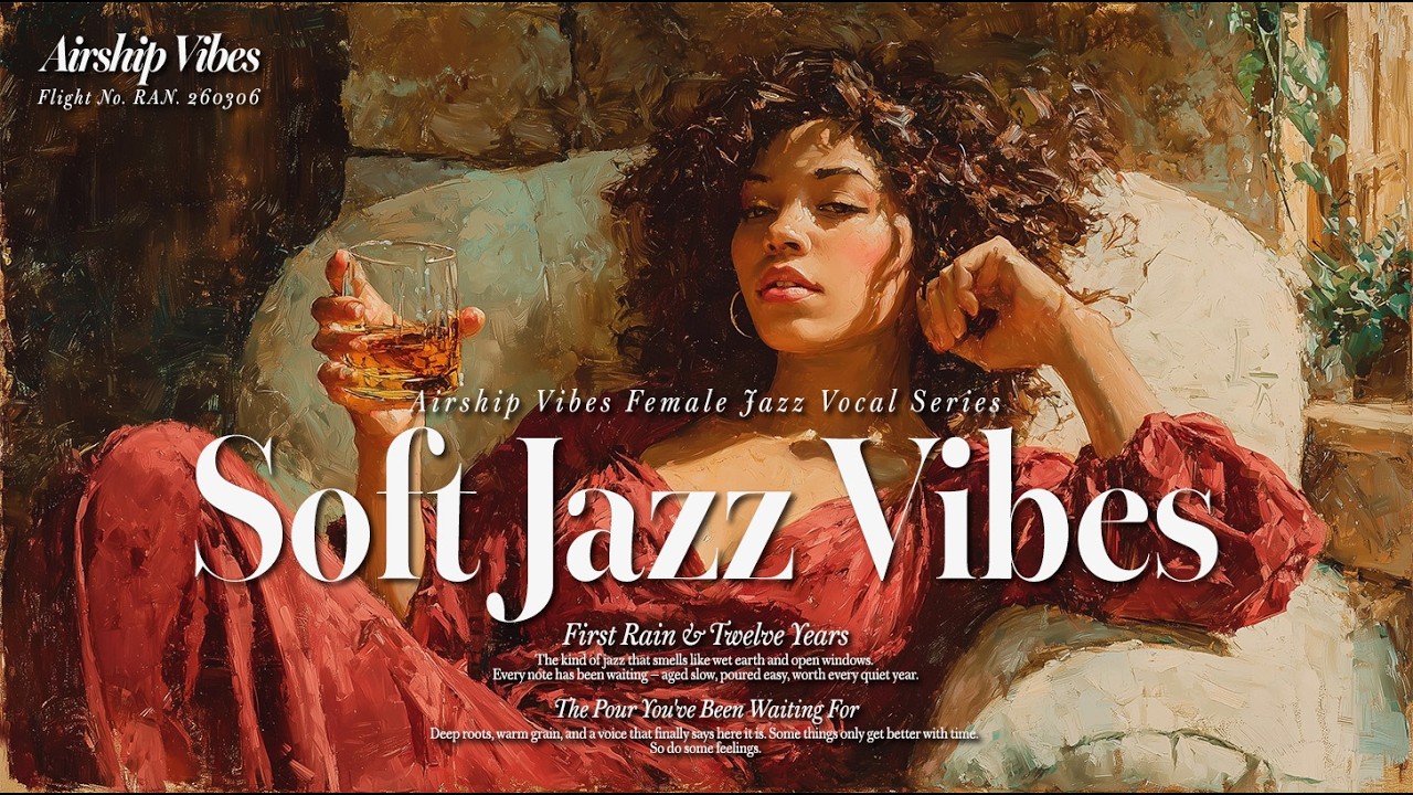 [A.V. Solaris · Flight No. ATR-01] Liquid Amber & Midnight Rain — Late Night Jazz Vocal Playlist