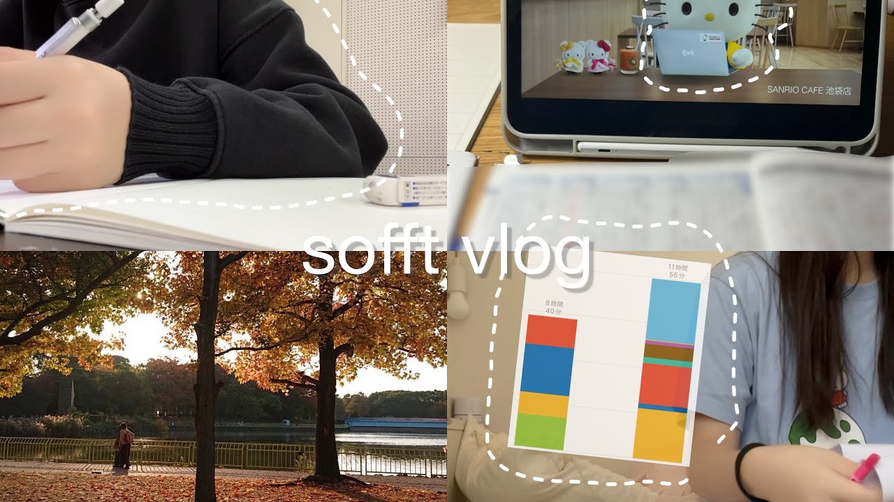 【VLOG】テスト期間の休日に12時間勉強する女子高生🌟