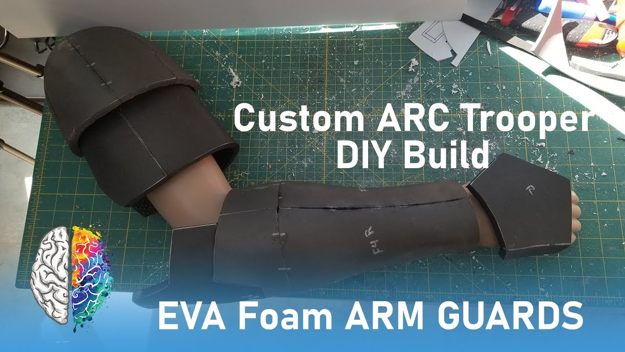 Custom ARC Trooper DIY Series Episode 3: EVA Foam CLONE ARM Guards!!!