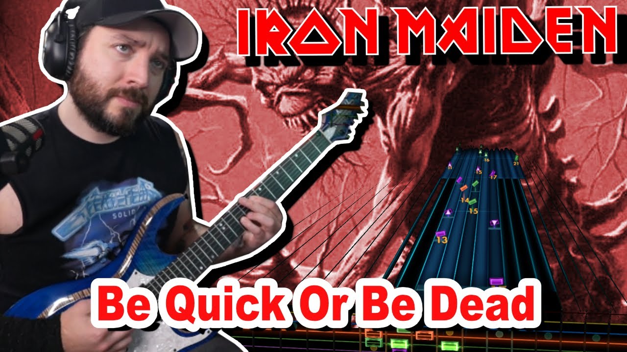 Мой лучший обзор: Iron Maiden — Be Quick Or Be Dead | Гитарный кавер Rocksmith