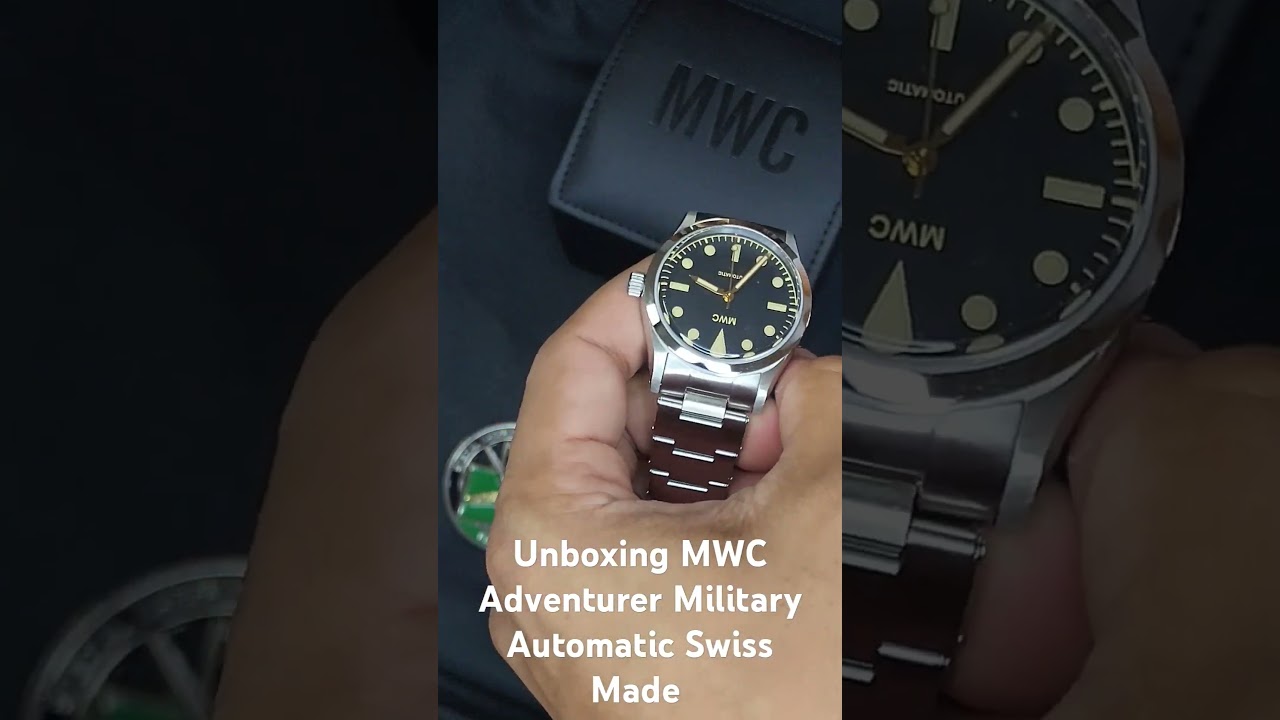MWC Adventurer Swiss Made Unboxing #militarywatch #mwcwatch #watchofficials #watch