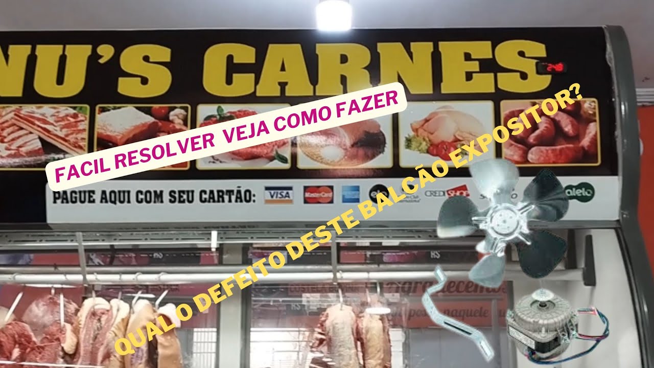 Como resolver defeito em Balcão expositor de carnes