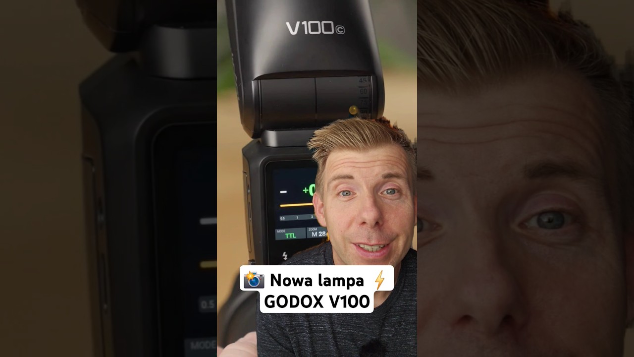 Nowa lampa dla fotograf&oacute;w ślubnych Godox V100 Pro | #shorts #godox