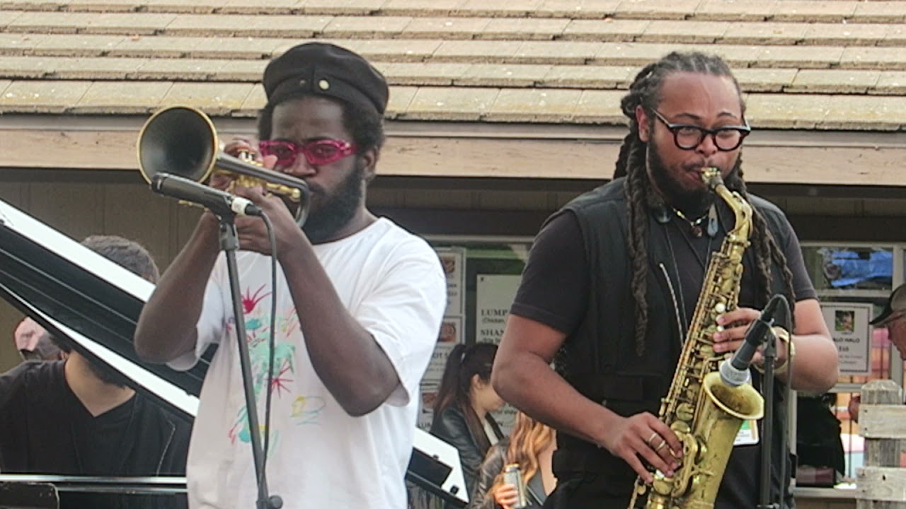 Immanuel Wilkins (sax) w Giveton Gellin trumpet quartet at Monterey jazz fest 2021