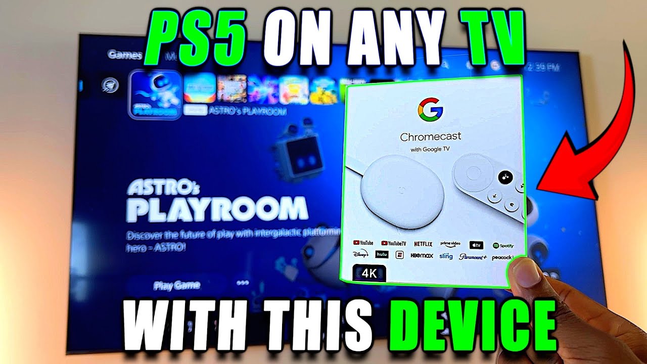 Turning My Chrome Cast Into A PS5 | Remote Play Anywhere!