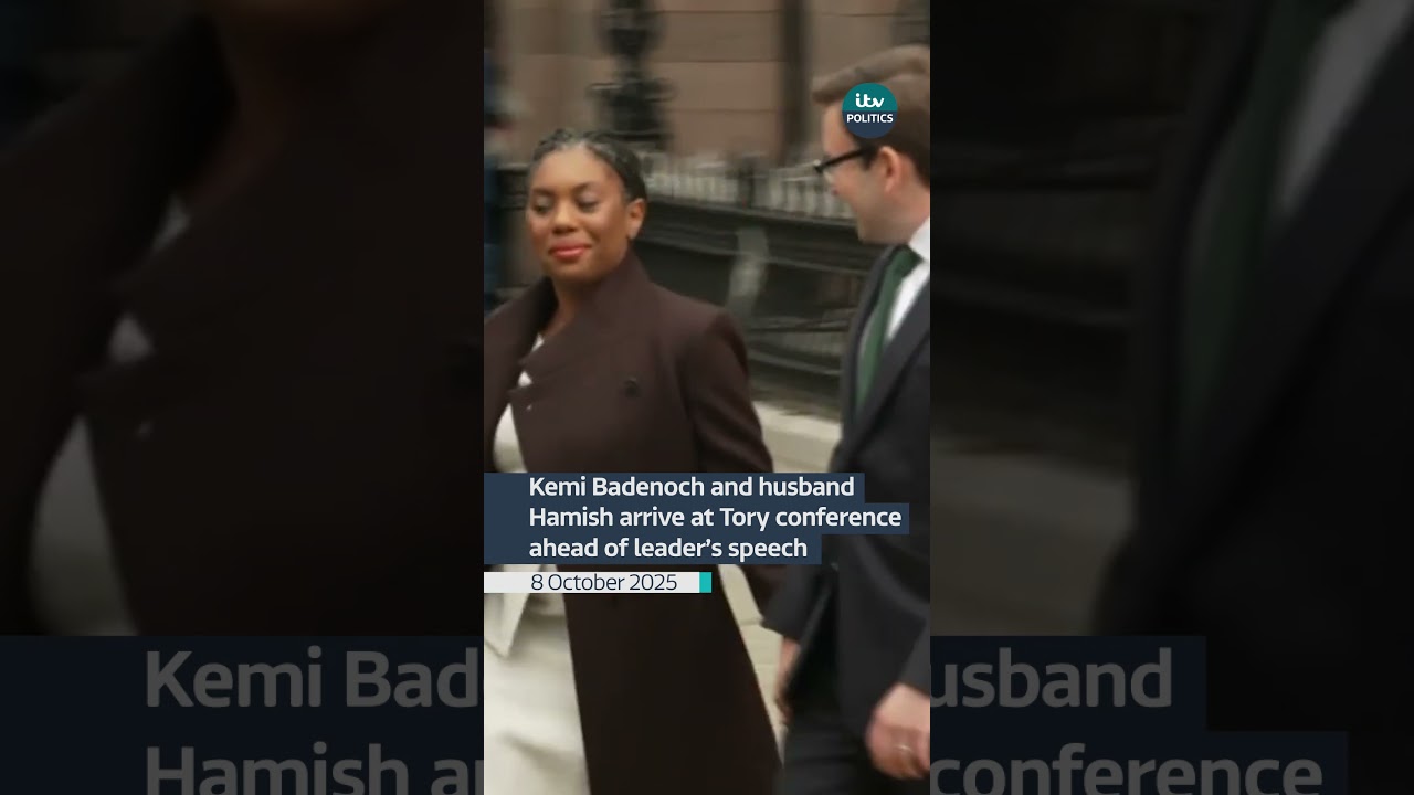 Kemi Badenoch and husband Hamish head to the Conservative Party Conference