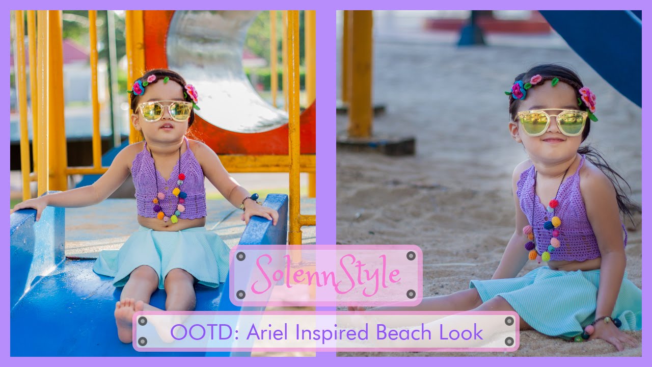 Solenn's OOTD: Ariel Inspired Beach Look - SM Kids, Crib Couture