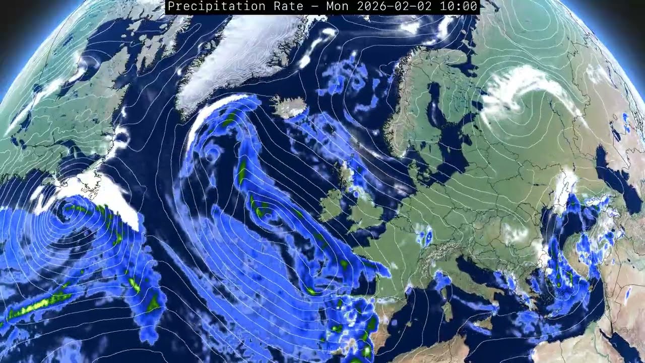 UK weather forecast two week outlook -  GFS Run: 2026-02-02 00z