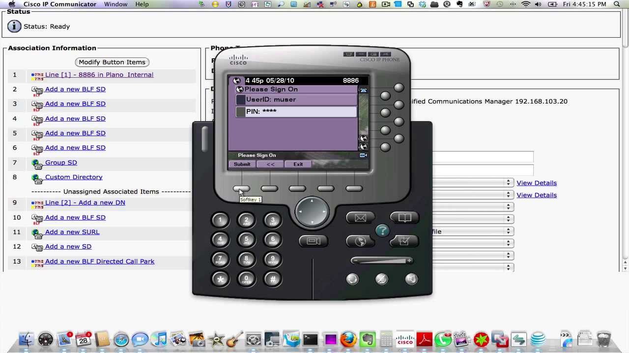 Configuring Extension Mobility