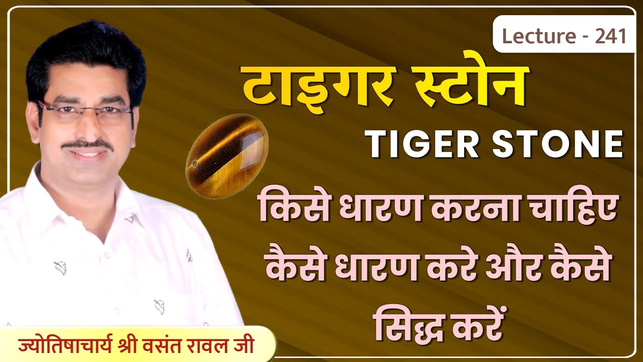 Tiger Stone #टाइगर स्टोन #आत्मविश्वास बढ़ाने वाला डर को भगाने वाला प्रभावशाली रत्न lecture 241
