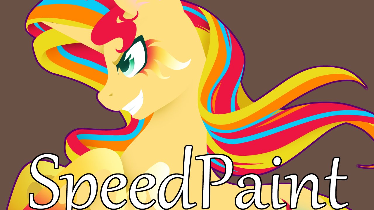 MLP Speedpaint - Rainbow Power Sunset Shimmer