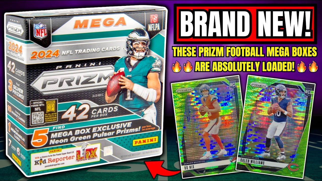 *THE MOST INSANE PRIZM OPENING!🤯 2024 PRIZM FOOTBALL MEGA BOX REVIEW!🏈