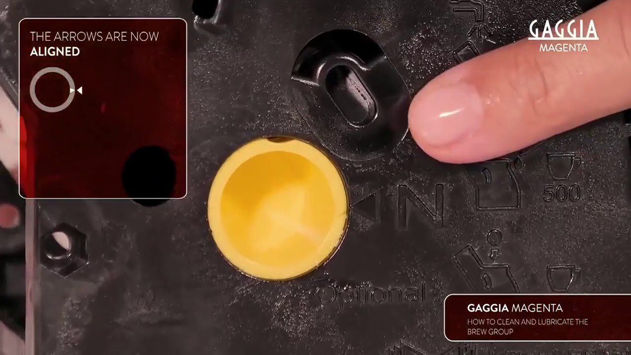 GAGGIA MAGENTA - HOW TO CLEAN THE BREW GROUP
