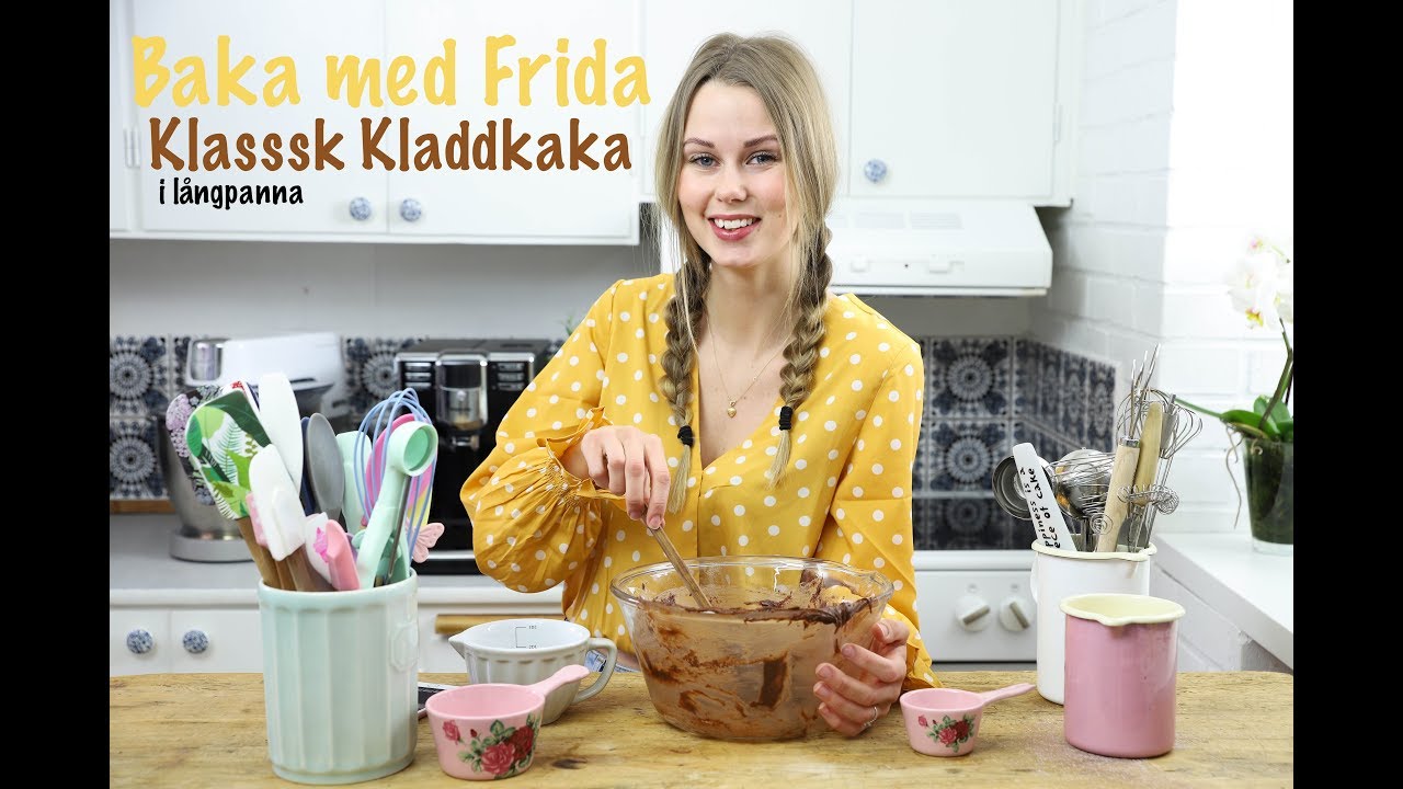 Baka med Frida | Klassisk Kladdkaka i långpanna