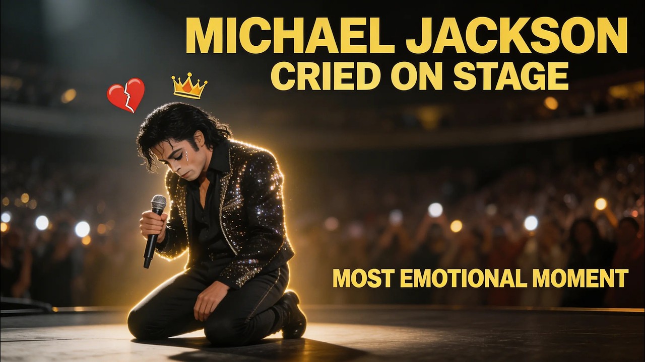 Michael Jackson Crying on Stage - Most Emotional Moment Ever