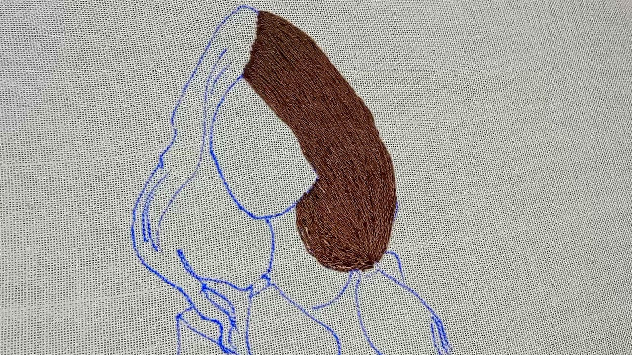 Hair Embroidery Tutorial - Part 1 | Knit & Stitch
