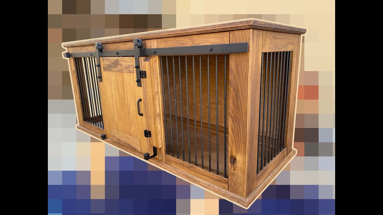 How I Built a Dog Kennel with a Barn Door