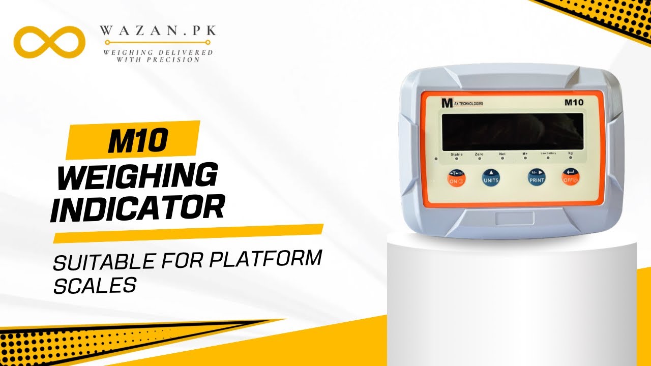 Introducing the Max Technologies M 10 Weighing Indicator