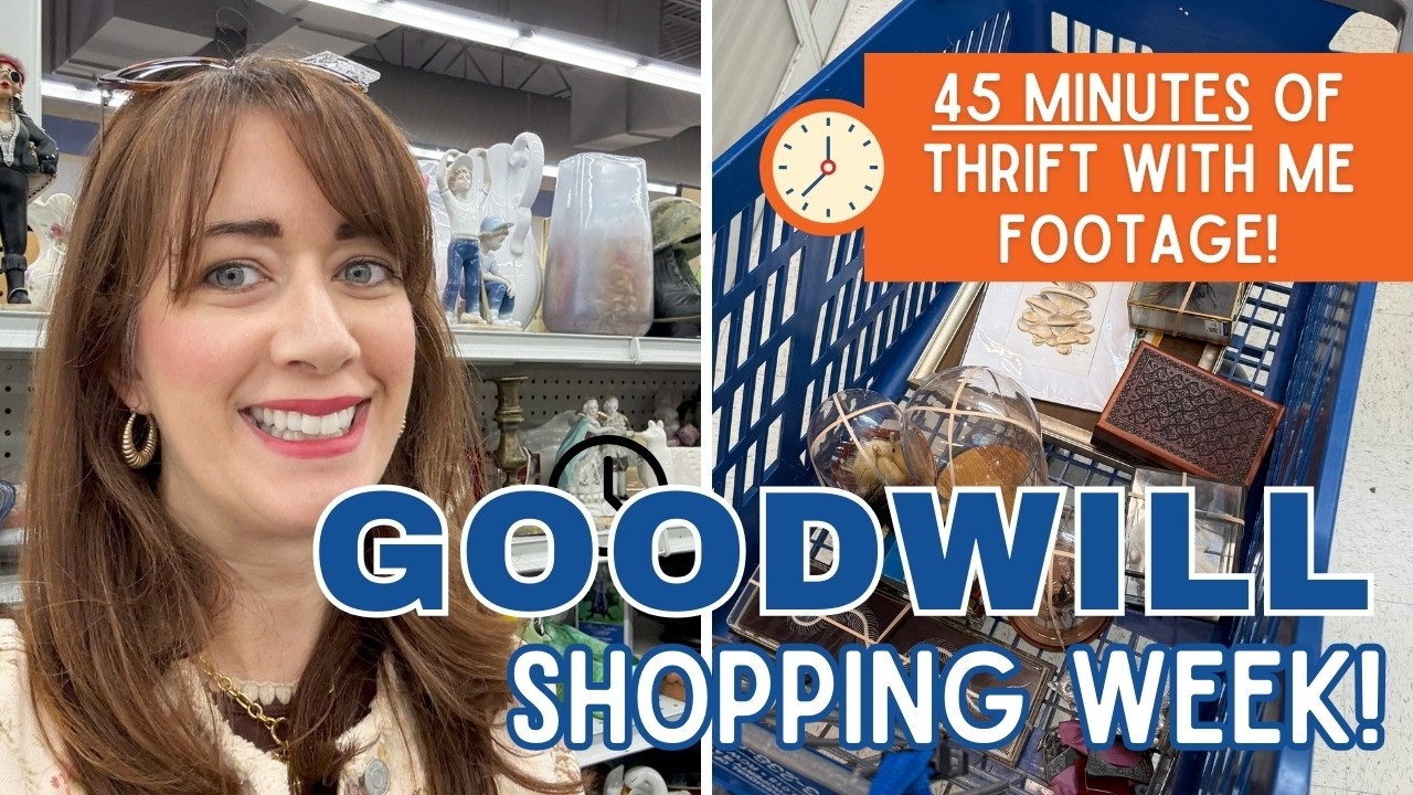 45 MINS OF THRIFTING! | 6 Goodwill Stores | Thrift with Me for Resale