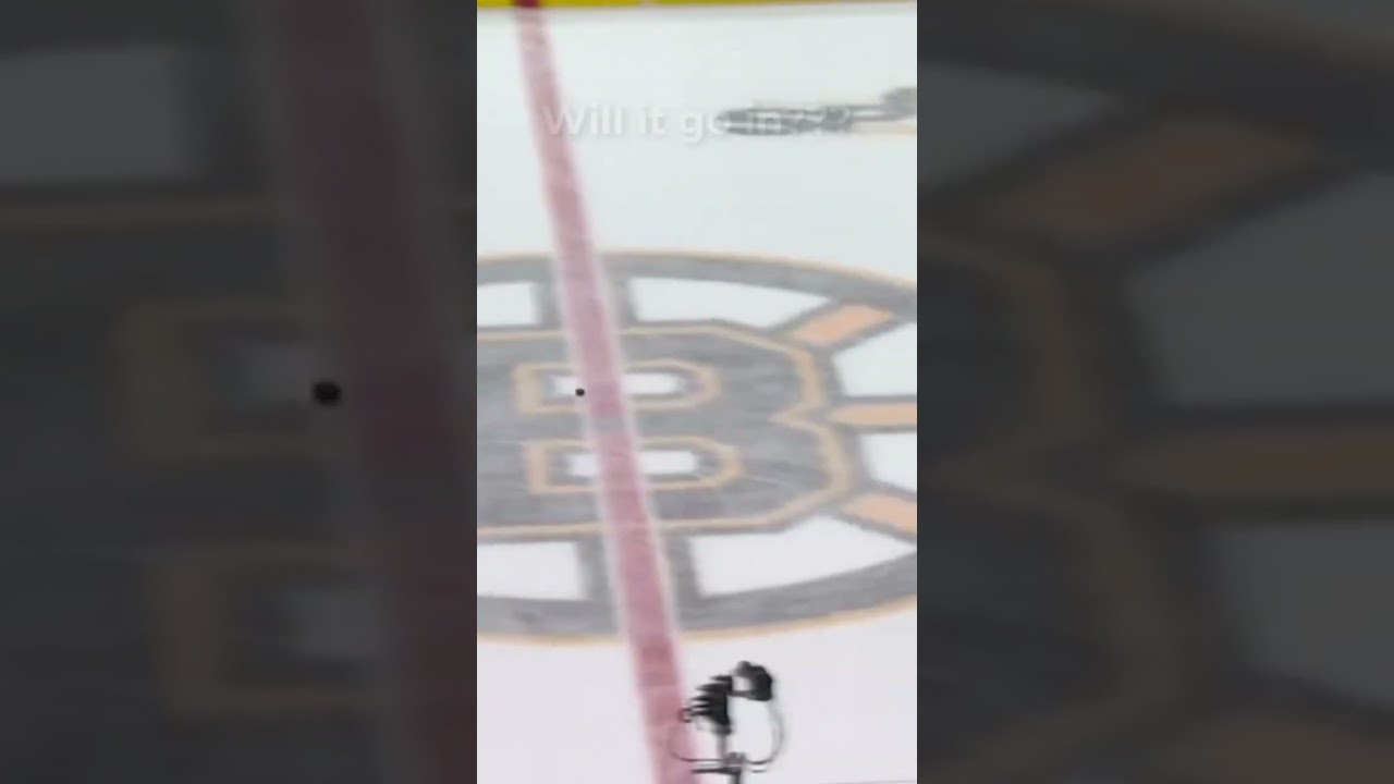 Goalie Shoots: Does He SCORE❓🥅 #shorts #hockey #nhl