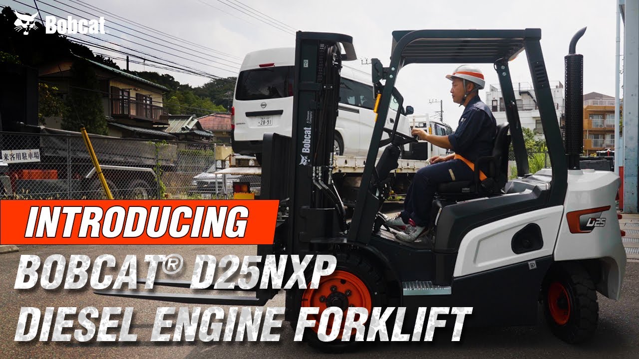 Introducing Bobcat® D25NXP Diesel Engine Forklift