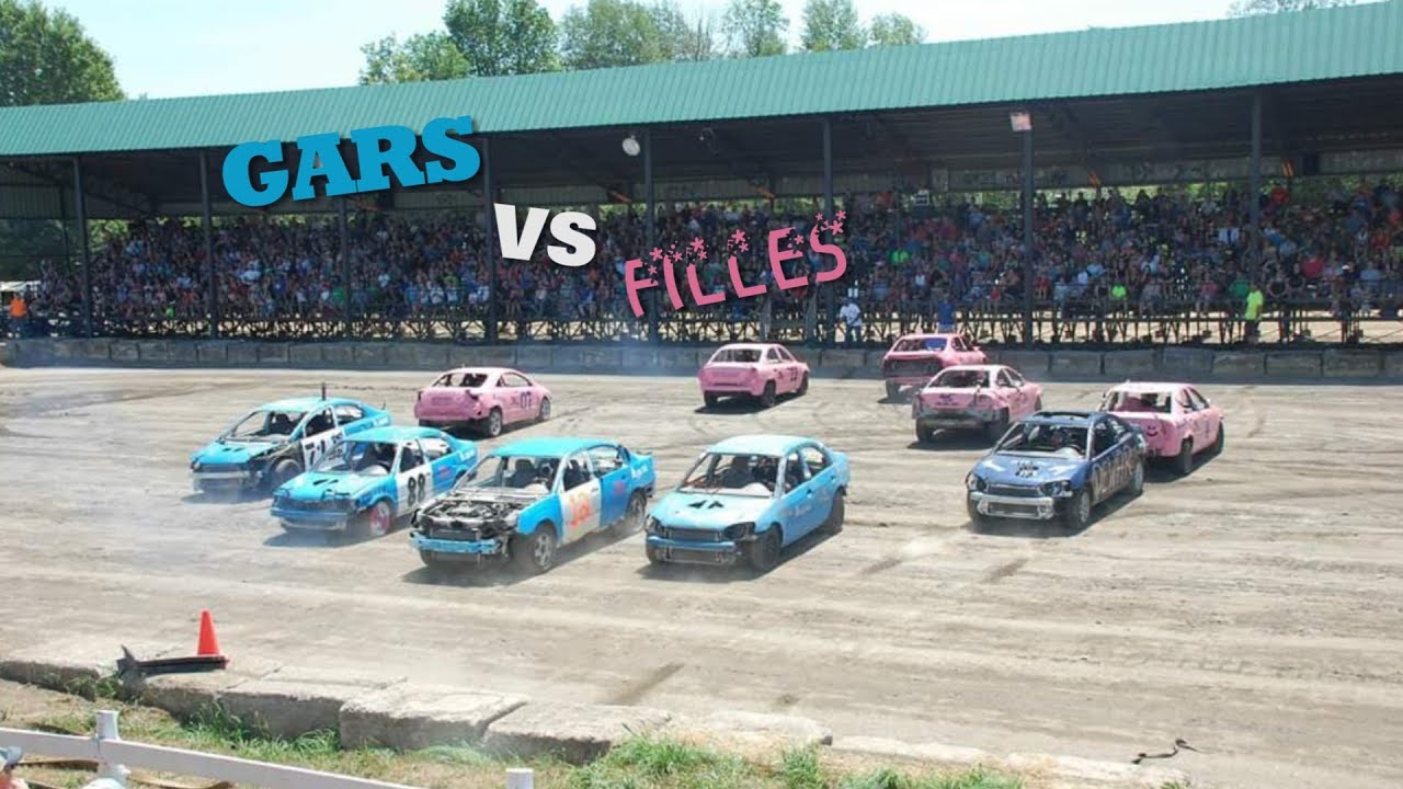 Demolition Derby - Lachute 2018 - Boys vs Girls