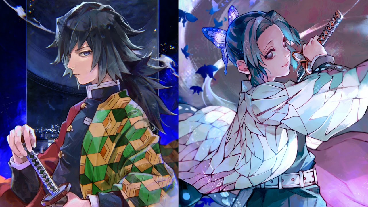 Demon Slayer: Kimetsu no Yaiba OST - WATER & INSECT ~Hashira~ [GiyuXShinobu] Theme Mix