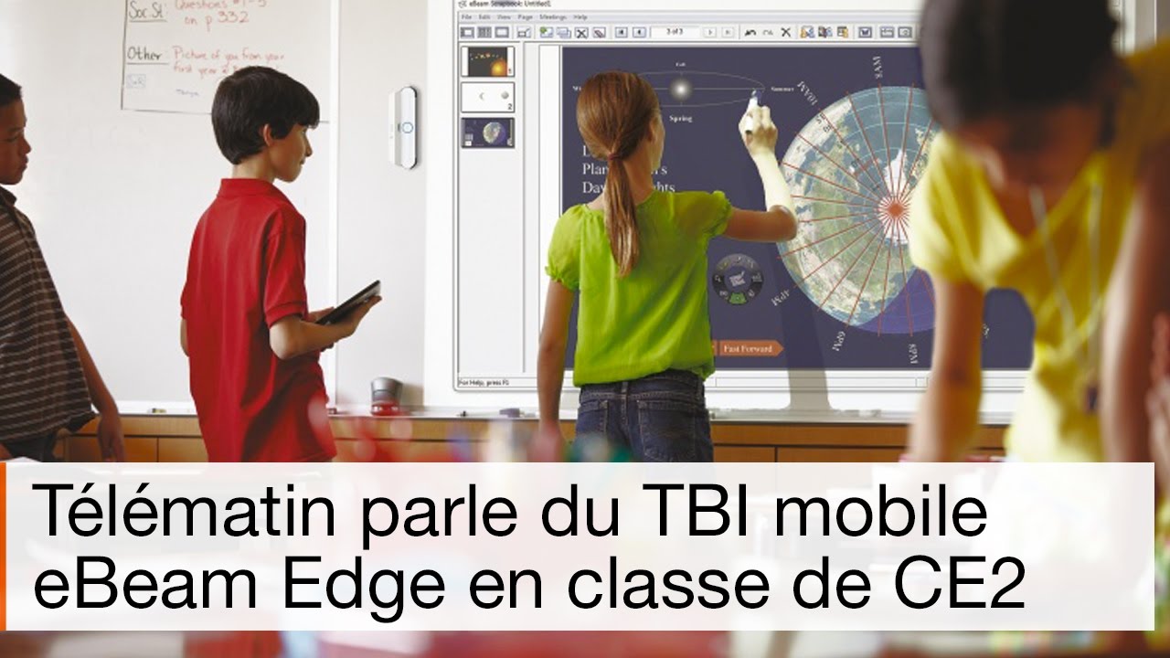Utilisation du tableau interactif mobile eBeam Edge en classe