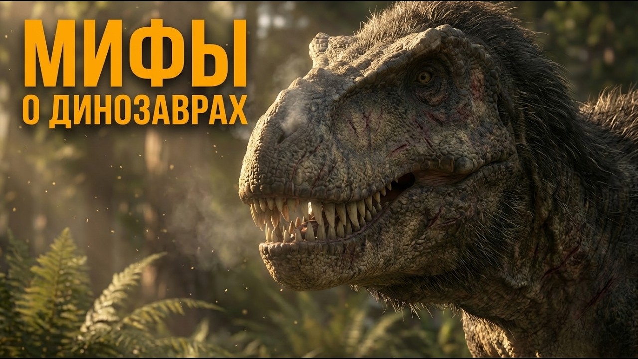 ЛЖИВЫЕ МИФЫ О ДИНОЗАВРАХ, которые мы знаем еще со школы
