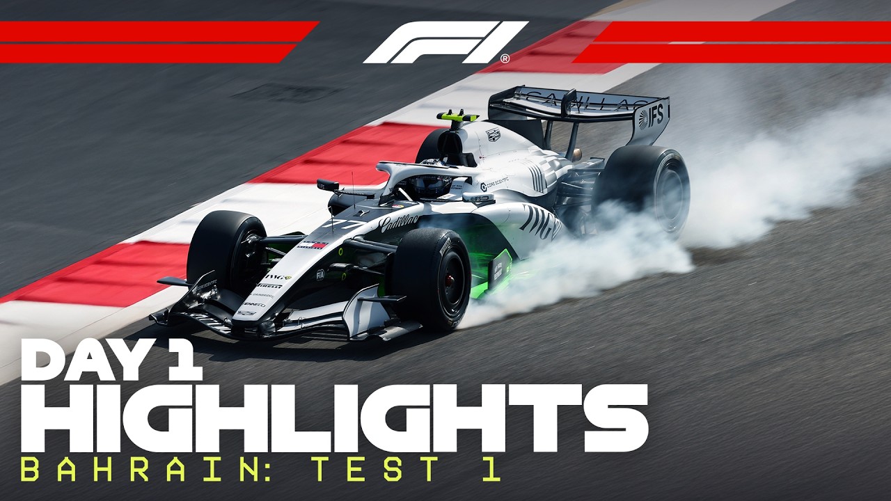 Day 1 Highlights | 2026 Bahrain Pre-Season Testing