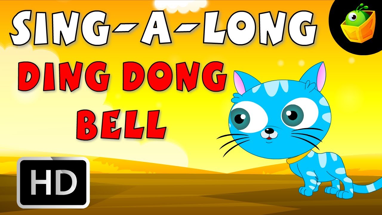 Karaoke: Ding Dong Bell - Songs With Lyrics - Cartoon/Animated Rhymes For Kids