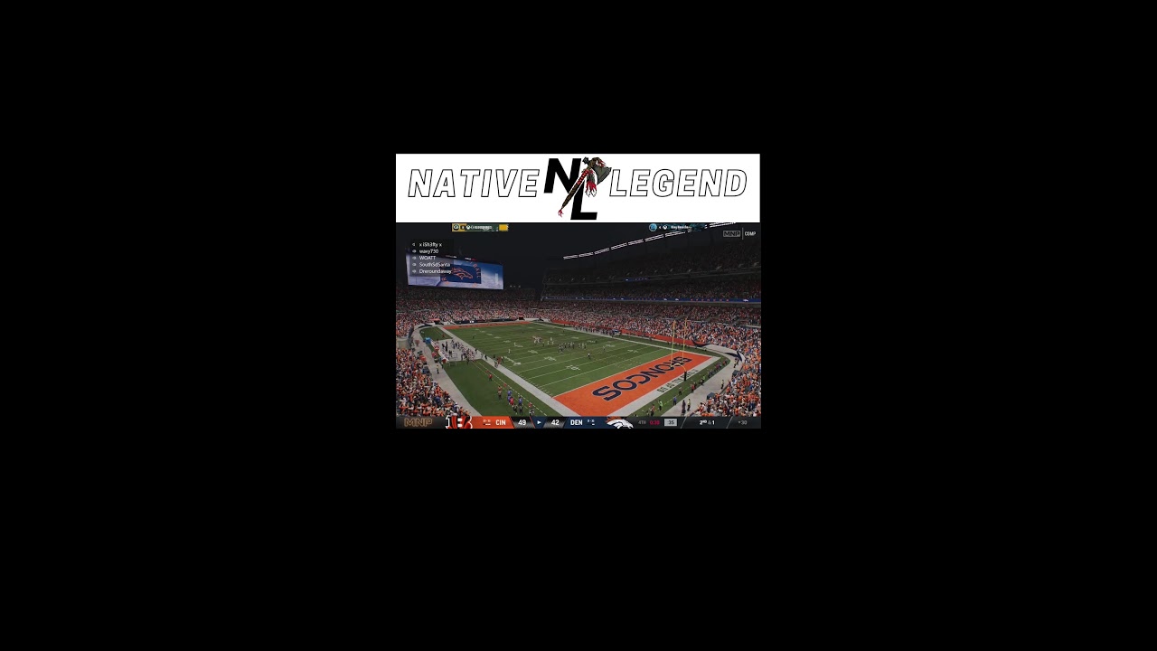 Madden Money Lg week 4 Broncos vs Bengals