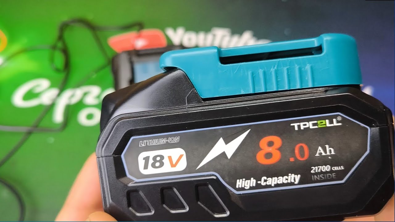 Заморозил аккумулятор TPCELL 18V 8Ah на элементах 21700 обзор и тест