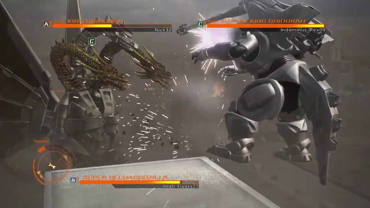 GODZILLA PS4: Super MechaGodzilla vs King Ghidorah and Mecha-King Ghidorah