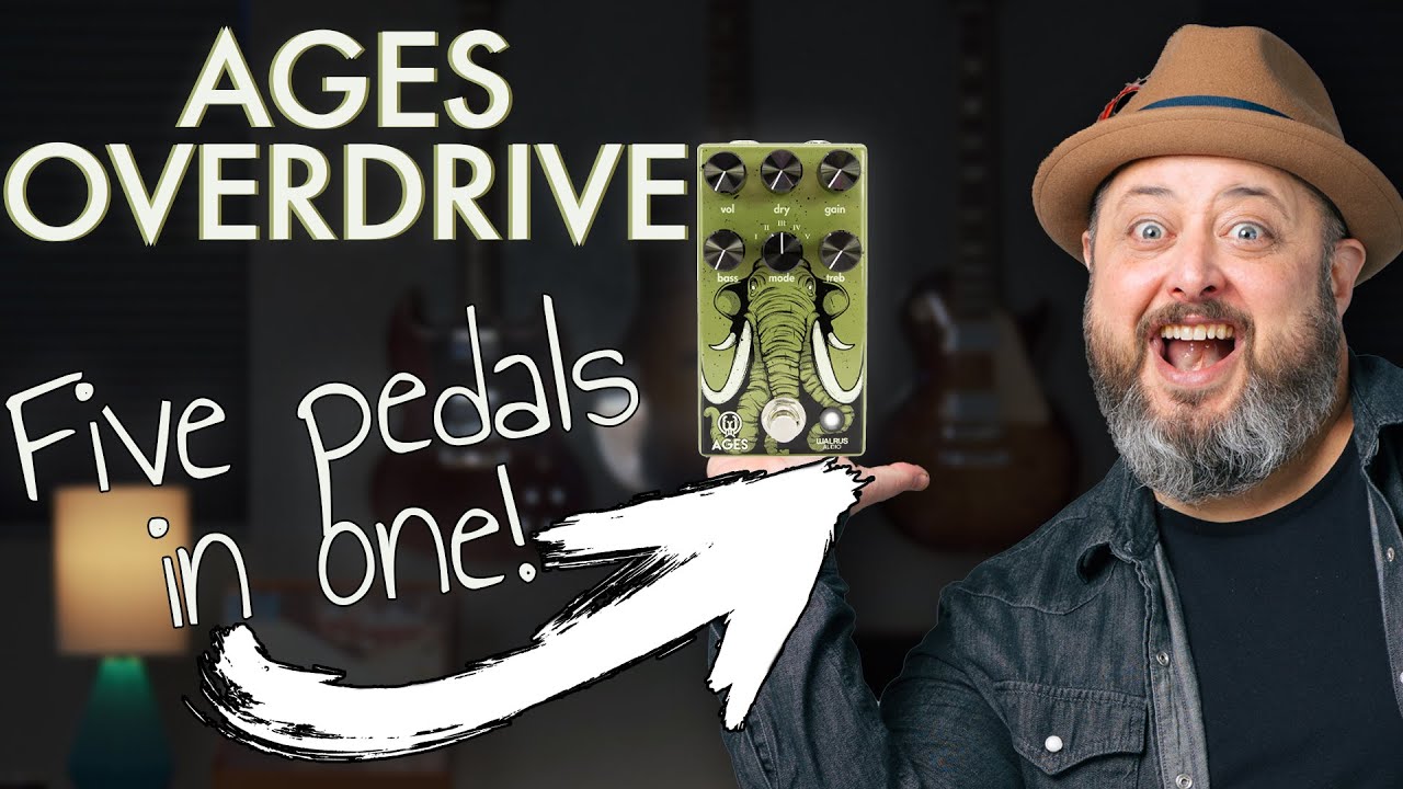 Walrus Audio Ages Overdrive Pedal Demo [NO TALKING]