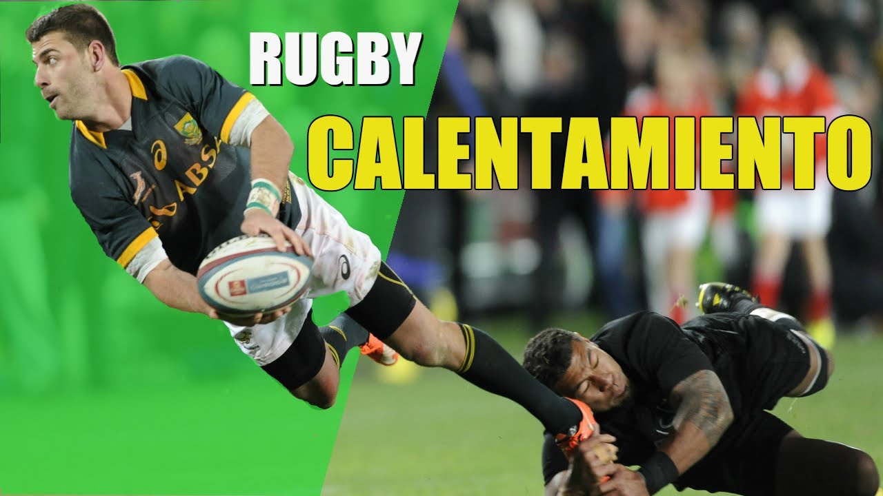Calentamiento en RUGBY