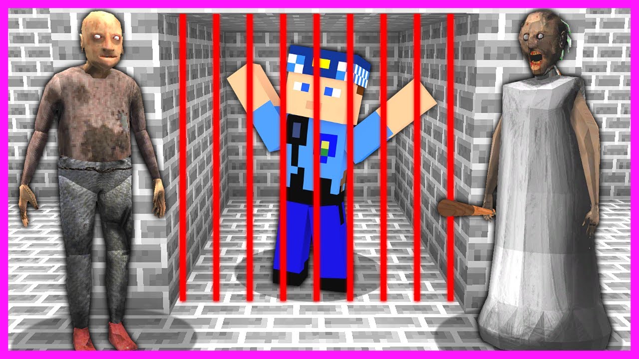 GRANNY KEREM KOMİSERİ YAKALADI VE HAPSETTİ! 😱 - Minecraft