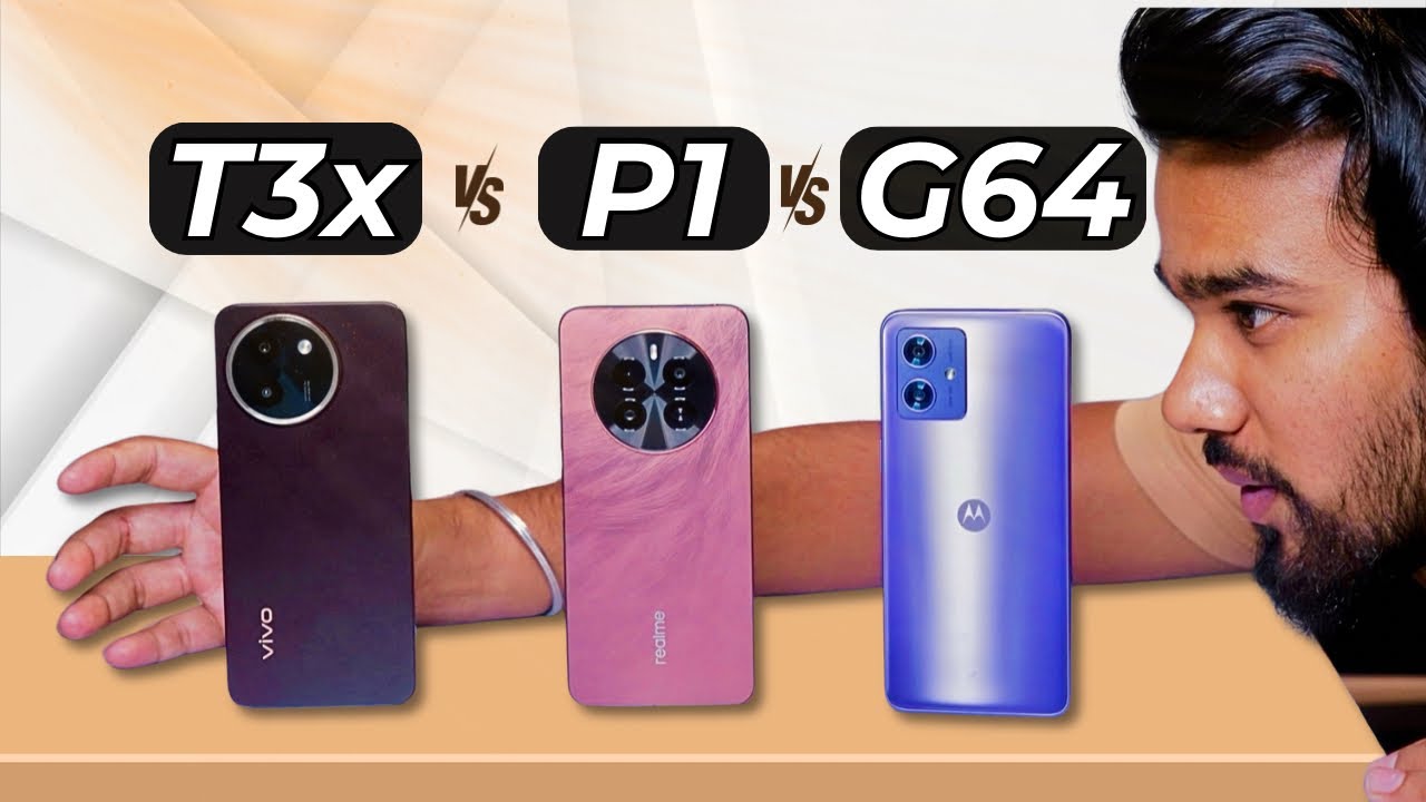 Realme P1 vs Vivo T3x vs Moto G64 | Best Smartphone Under 15000 🤔