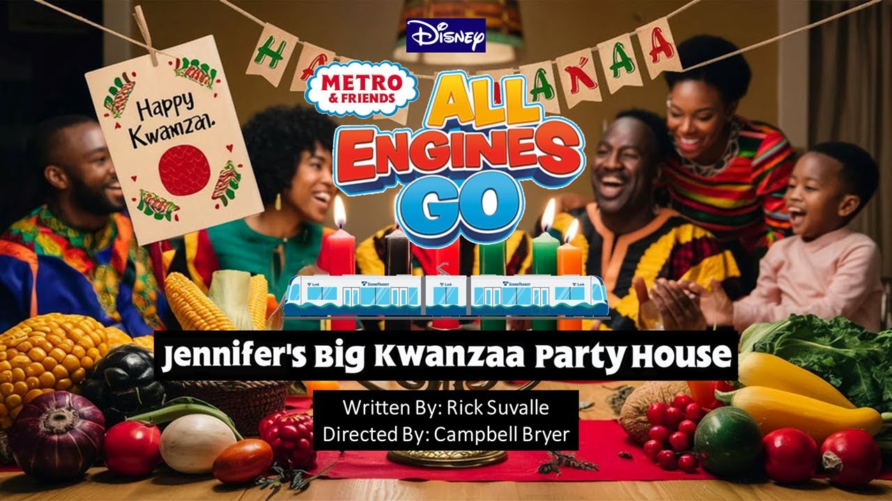 Metro And Friends: All Engines Go! - Jennifer's Big Kwanzaa Party House 🌍 🕯️ 🥳 🏠 (Kwanzaa)
