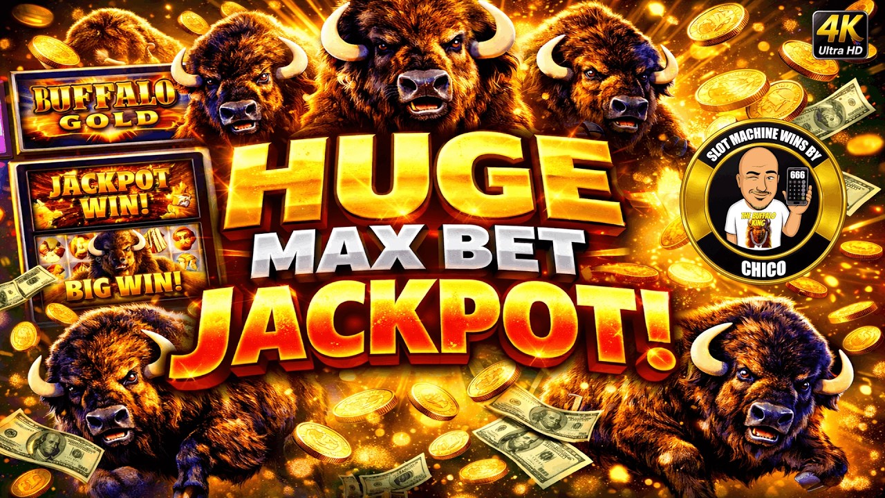 ОГРОМНЫЙ ДЖЕКПОТ С МАКСИМАЛЬНОЙ СТАВКОЙ на Buffalo Gold