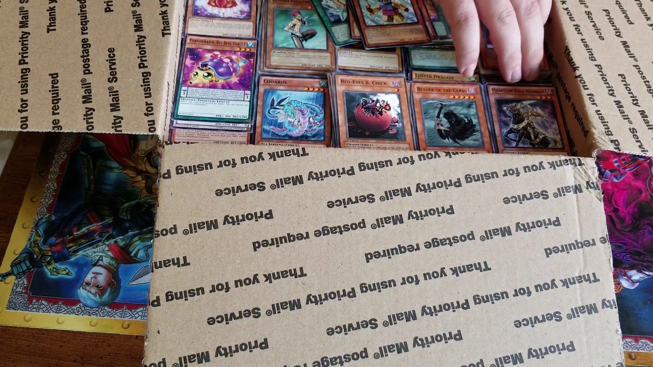Unboxing 5000 yugioh cards from ebay part1
